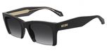Moschino MOS196/S BLACK/DARK GREY SHADED 53/21/140 Damenbrillen Zonnebrillen