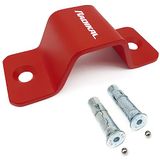 RADIKAL RK544R Grondanker voor ketting, veiligheidsslot tot ø40, hoge veiligheid, beter zichtbaar, 2 expansiebouten, diefstalbeveiliging, anker, muur, parkeerplaats, garage, motorfiets, aanhanger,