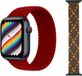 Wigento Apple Watch Series 1 + 2 Ultra 49mm, 9 / 8 / 7 45 / 6 SE 5 4 44 / 3 2 1 42mm - Vervangende nylon horlogeband