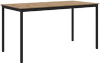 vidaXL Staande Bartafel Bewerkt Hout Rechthoekig