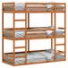 Maison Exclusive - Lit trois couches, brun lavé, 75x190 cm, pin massif