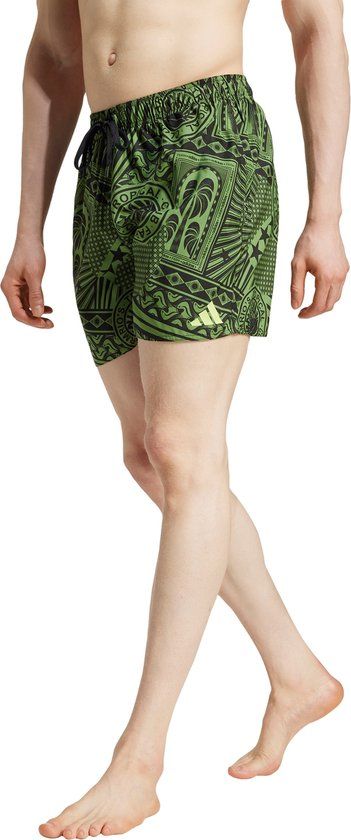 adidas Sportswear adidas x FARM RIO 3-Stripes Zwemshort 5-Inch - Heren - Groen