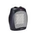Amazon Basics Oscillating ceramic floor heater, 1500 W, with adjustable thermostat ceramic. black