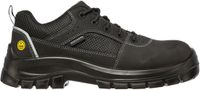 Skechers Chaussures Trophus Industrial pour homme, Textile en cuir nubuck noir, 41 EU