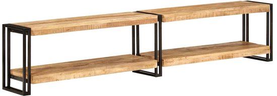 vidaXL Tv-meubel 200x30x40 cm massief mangohout
