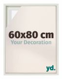 yd, Baklijst 60 x 80 cm Wit Mat - Lijst voor Canvasdoek - MDF Lyon