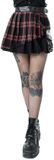 Poizen Industries Phantom Highlander Skirt Dames Minirok - zwart - M