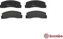 BREMBO P41002 Remblokkenset, schijfrem - (4-delig)