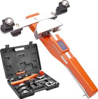 VEVOR Tube bender Ø6-22mm Pipe bender Manual pipe bender Set Pipe bender Forward and Reverse up to 90° + Pipe cutter for Air Conditioning Refrigeration Automotive/Hydraulic/Pneumatic Systems