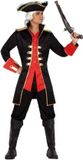 Atosa Kapitein piraat William verkleed kostuum jas voor heren - Verkleedkleding piraten - carnaval M/L