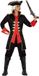 Atosa Kapitein piraat William verkleed kostuum jas voor heren - Verkleedkleding piraten - carnaval M/L