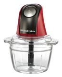 Russell Hobbs 27130-56 elektrische hakmolen 0,5 l 200 W Zwart, Rood, Transparant