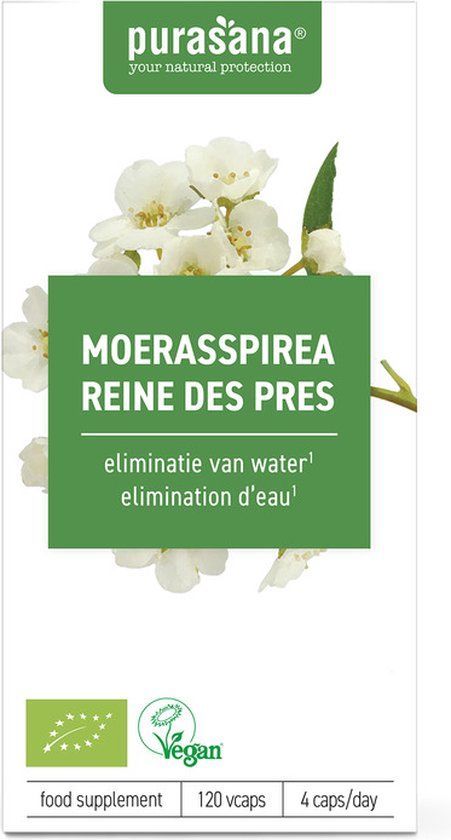 Purasana Bio Moerasspirea 220 mg - 120 VC