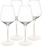 Villeroy & Boch Manufacture Rock Blanc - Witte Wijnglas - Set van 4