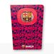 MOCIWORLD - FC Barcelona BARÇA-carnet en 3D – relié avec dos en tissu et finition de haute qualité – 120 pages papier blanc – couleur : Bleu-rouge – format A6