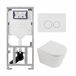 Geberit QeramiQ Dely Toiletset - Diepspoel - Rimless - Inbouwreservoir - Softclose