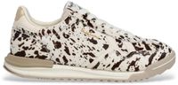 Pepe Jeans Marvin Leo Dames Lage Sneakers Dierenprint Synthetisch Rubber Veters