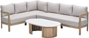 Garden Impressions Sirocco loungeset 3-delig links - acacia - grey sand