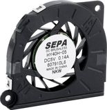 SEPA HY40H05A-811 Ventilateur radial 5 V/DC 2,04 m³/h (L x l x H) 40 x 40 x 5 mm