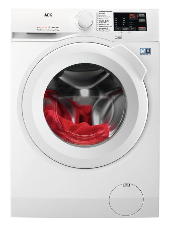 AEG LF62R840 6000 Serie ProSense® Wasmachine - 8kg - 1400 toeren - Energieklasse A
