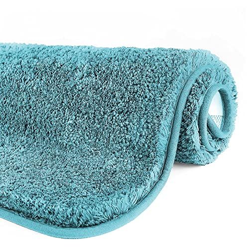 GONICVIN Badkamertapijten - 60 x 90 cm - Turquoise