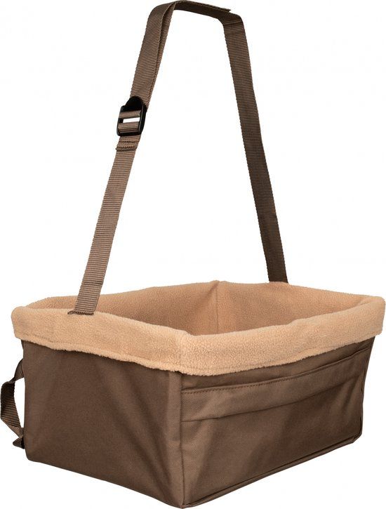 PETSAFE Happy Ride™ Booster Seat - Autostoel voor kleine honden - Zitverhoger - Bruin - Large