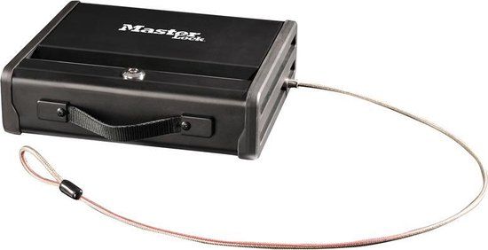 MasterLock Compacte Kluis - Met cilinderslot en vergrendelkabel - PP1KML