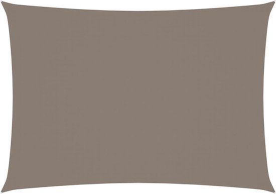 vidaXL Zonnescherm rechthoekig 2,5x4 m taupe