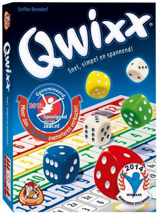 White Goblin Games Qwixx - Dobbelspel - Basisspel | 8+