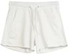 Blauer Maida short blanc peluche