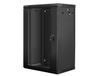 Lanberg WF01-6418-10B Armoire murale 18U Noir