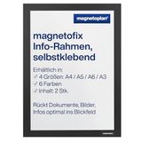 Magnetoplan Magnetische Infolijst A6 Zwart Opklapbaar