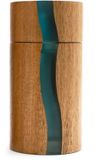 Billiet Vanlaere NV Positano Moulin à poivre D6,5xh13cm Acacia avec résine bleue