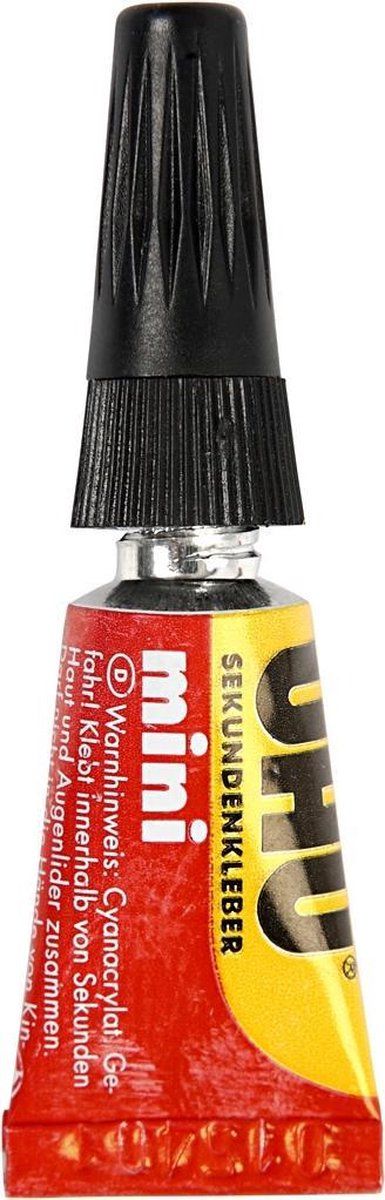 UHU Secondelijm Transparant 1 Gram 3 Stuks