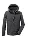 killtec heren Functioneel jack/outdoorjack met afritsbare capuchon - korte maat KOW 161 MN JCKT KG, dunkel stahl, 25, 43055-000