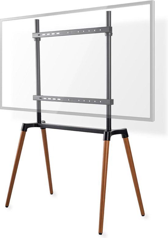 Nedis TV Vloerstandaard - 60-75 inch - Zwart