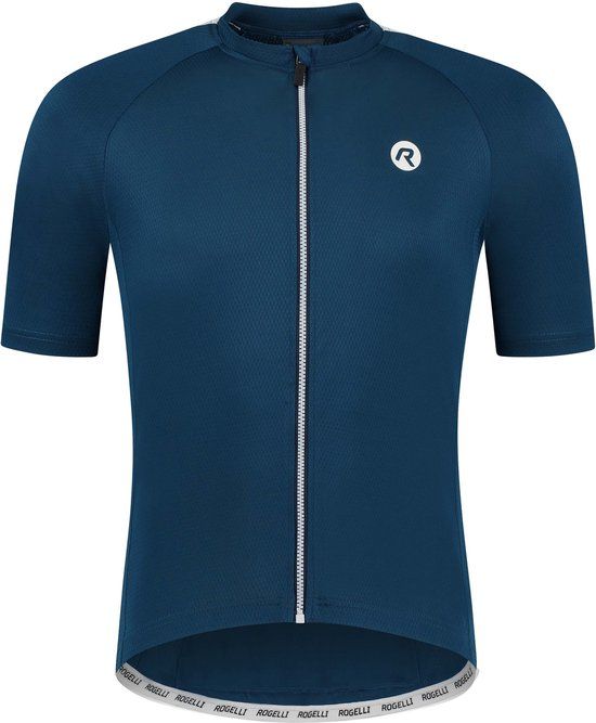 Rogelli Explore Fietsshirt Heren - Korte Mouwen - Blauw/Wit - Maat XXL