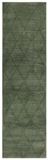 Safavieh Hedendaags tapijt voor woonkamer, eetkamer, slaapkamer - Revive Collection, korte pool, groen, 60 x 110 cm