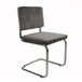 Zuiver Ridge Rib Eetkamerstoelen Grijs - Set van 2
