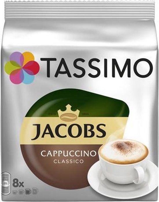 Tassimo Jacobs Cappuccino Classico T-Disc - 8 stuks