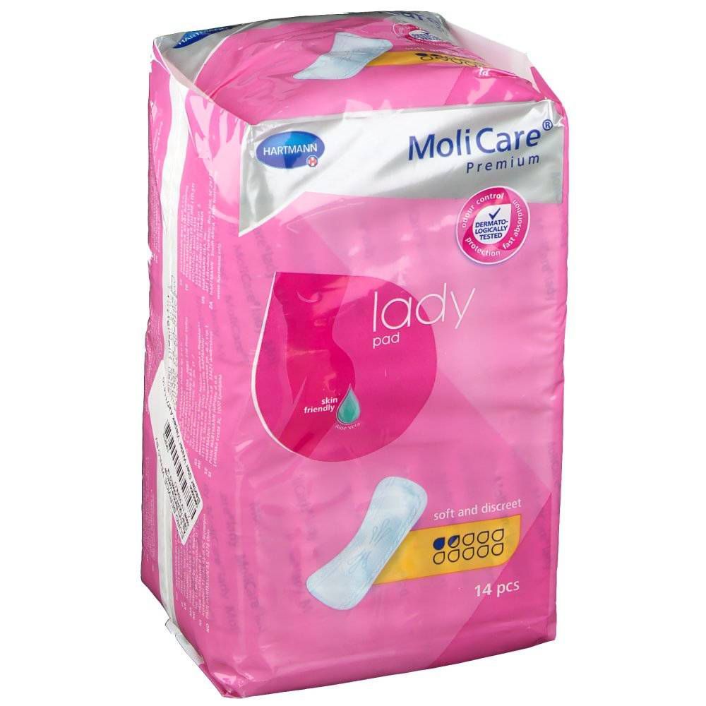 Hartmann Molicare Compresses Lost Urine Woman 14 Ud