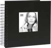 Deknudt Frames Spiraalfotoalbum - Zwart - 48 Pagina's - 20x20 cm