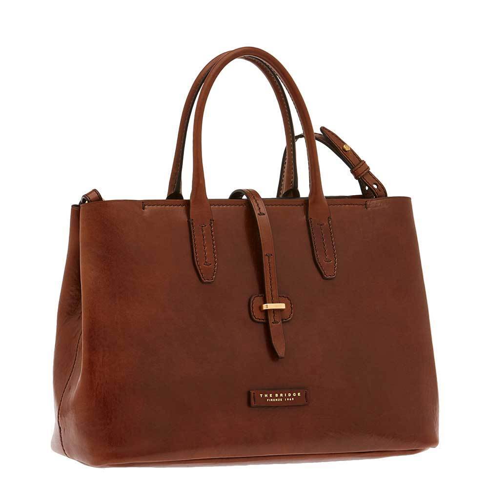 The Bridge Dalston Shopping Tote brown / gold Bruin