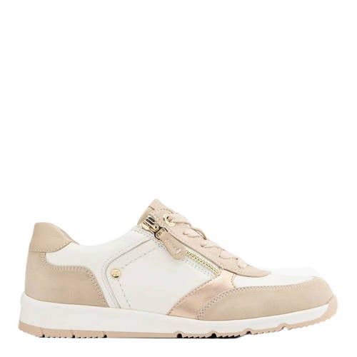 Medicus leren sneakers wit/beige