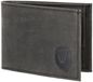 oxmox Leren portemonnee Leather RFID Protect Pocketbörse Freedom Lion Embossed Vintage Black zwart