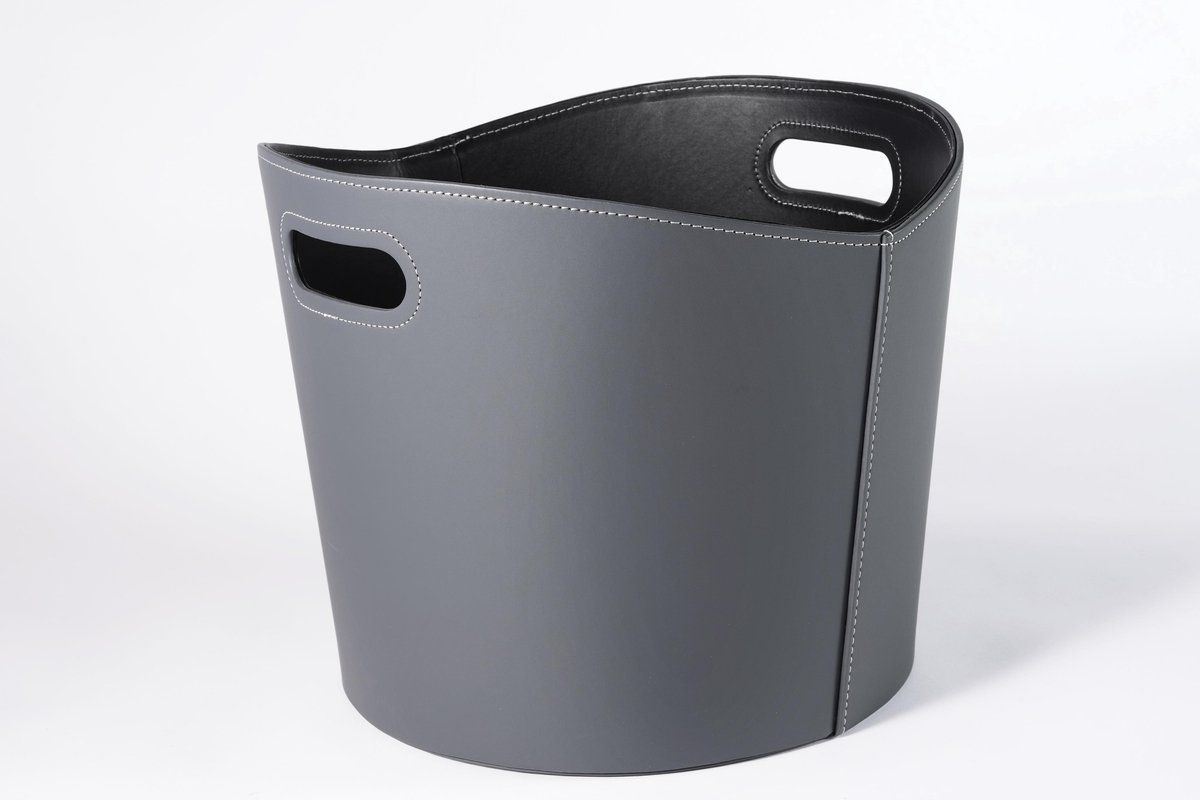 VuurZon by TT Houtmand 49: Grijs lederlook Rond ø 38cm