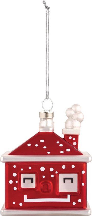 Alessi Le Palle Quadrate Cubetta GJ02 17 - Rood/Wit - 5.50 cm