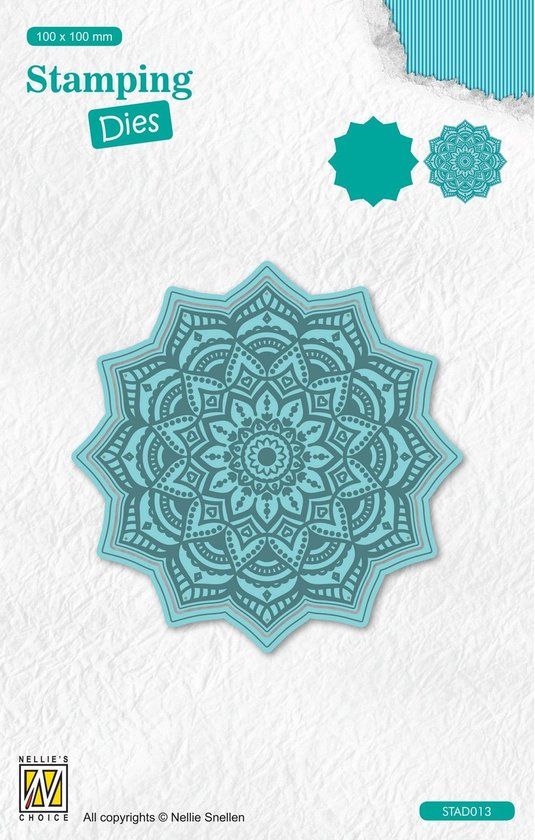 Nellie's Vaessen Creative STAD013 Snijmal Nellie Snellen - Stamping Die mandala