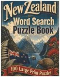 New Zealand Word Search Puzzle Book