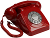 GPO 746ROTARYRED - Retro telefoon jaren 70 design - Rood